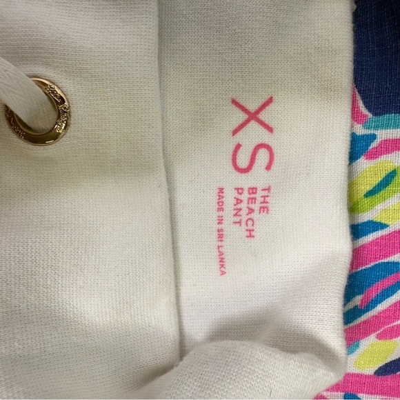 Lilly Pulitzer The Beach Pant Size XS Drawstring Wide Leg Pants - Picture 6 of 8